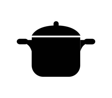 Beyaz arkaplanda esrar yassı simgesi pişiriliyor, vektör illüstrasyonu 