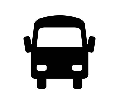 Beyaz arkaplan üzerinde vektör ile resimlenmiş şehir yolu simgesi