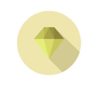 Elmas simgesi vektör illüstrasyonu