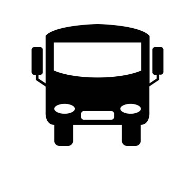 Beyaz arkaplan üzerinde vektör ile resimlenmiş şehir yolu simgesi