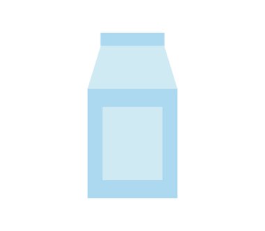 Beyaz arkaplanda süt simgesi