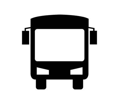 Beyaz arkaplan üzerinde vektör ile resimlenmiş şehir yolu simgesi