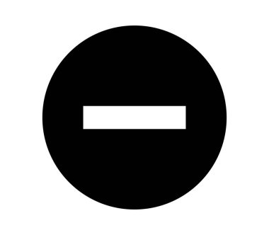 Beyaz arkaplanda giriş simgesi yok