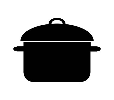 Beyaz arka planda esrar ikonu pişirmek. Vektör illüstrasyonu