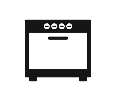 fırın ikonu vektör illüstrasyonu