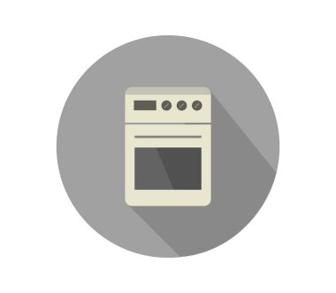 fırın ikonu vektör illüstrasyonu