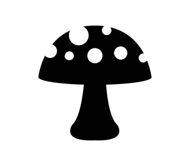 Beyaz arkaplan üzerindeki agarik simgeyi uçur, vektör illüstrasyonuName