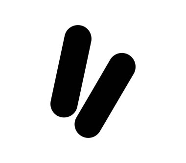 Beyaz arkaplanda vektör olarak gösterilen hap simgesi