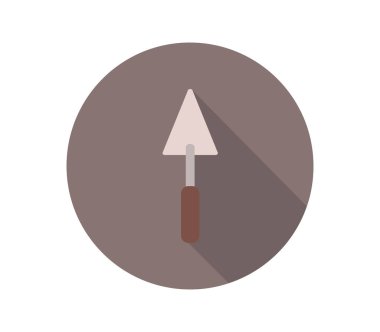 Beyaz arkaplanda mala simgesi