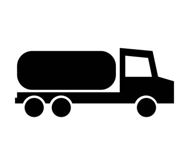 Beyaz arkaplanda vektör ile gösterilmiş sarnıç simgesi