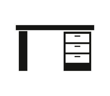 Resepsiyon simgesi beyaz arka plan üzerinde