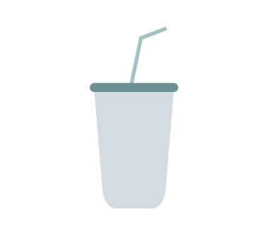 Beyaz arkaplanda içecek simgesi