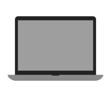 Beyaz arkaplanda bilgisayar simgesi