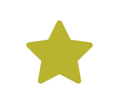 yıldız simgesi vektör illüstrasyonu