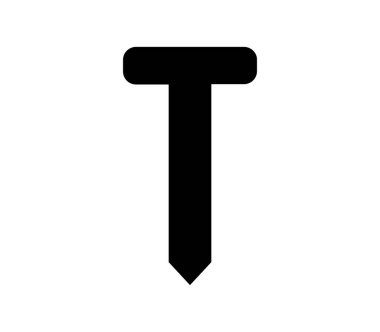 beyaz arkaplan üzerinde vektör resimli vida simgesi