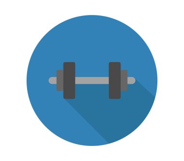 Beyaz arkaplanda ağırlık simgesi