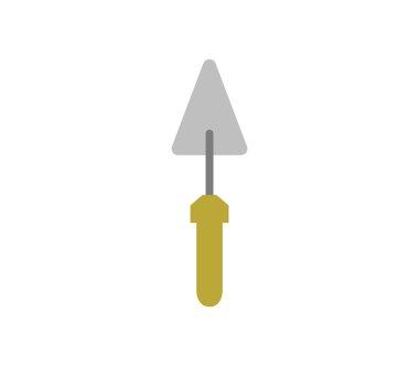 Beyaz arkaplanda mala simgesi