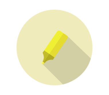 beyaz arkaplandaki renklendirme simgesi