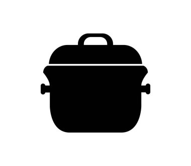 Beyaz arka planda esrar ikonu pişirmek. Vektör illüstrasyonu