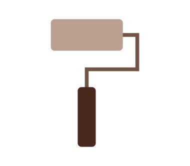 Beyaz arkaplanda paten simgesi