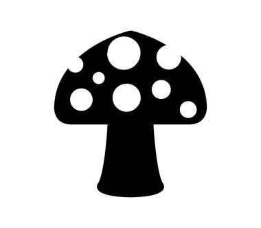 Beyaz arkaplan üzerindeki agarik simgeyi uçur, vektör illüstrasyonuName