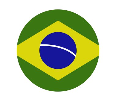 colorful flag of brazil texture