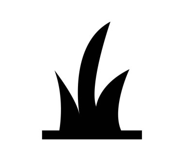 Çimen vektör simgesini terk eder