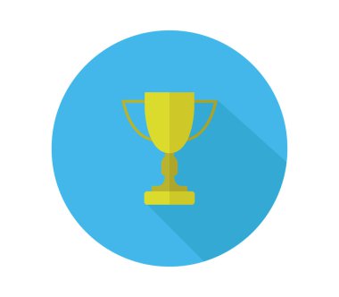 Beyaz arkaplanda ödül simgesi