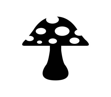 Beyaz arkaplan üzerindeki agarik simgeyi uçur, vektör illüstrasyonuName