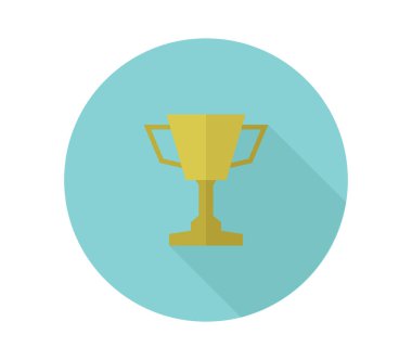 Beyaz arkaplanda ödül simgesi