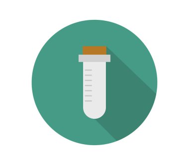 beyaz arkaplanda pipette simgesi