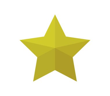 yıldız simgesi vektör illüstrasyonu