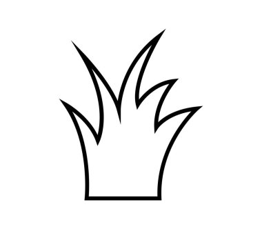 Çimen vektör simgesini terk eder