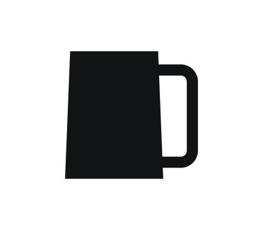 Beyaz arkaplanda bira simgesi