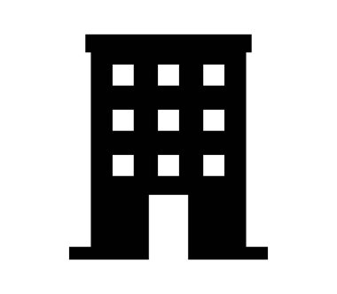 Beyaz arkaplanda kütüphane logosu