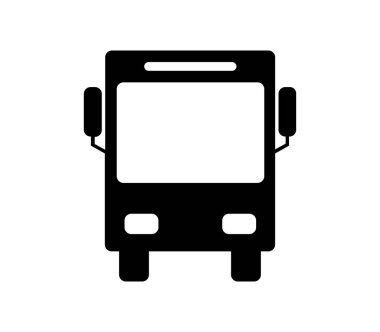 Beyaz arkaplan üzerinde vektör ile resimlenmiş şehir yolu simgesi