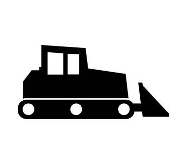 Kazı simgesi beyaz arkaplanda vektör ile gösterilmiştir