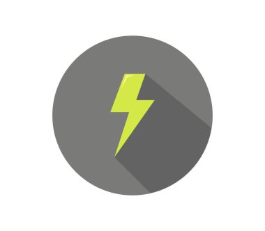 Şimşek vektör illüstrasyonu