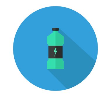 Beyaz arkaplanda içecek simgesi