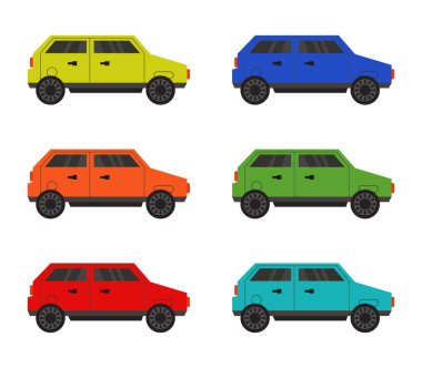 Beyaz arkaplanda araba çizimi