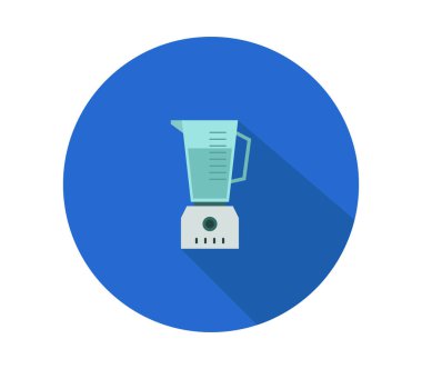 Beyaz arkaplanda mutfak karıştırıcı simgesi