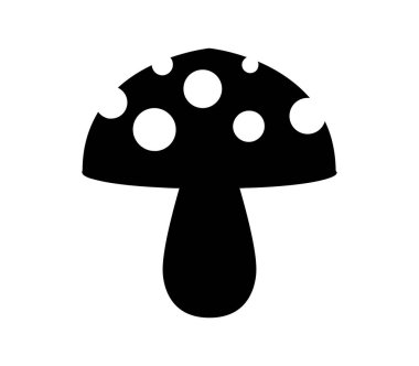 Beyaz arkaplan üzerindeki agarik simgeyi uçur, vektör illüstrasyonuName