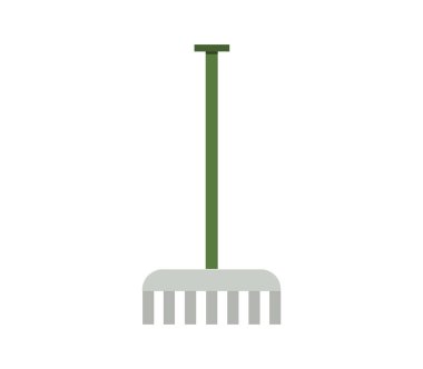 Beyaz arkaplanda tırmık simgesi