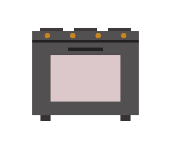 Oven Icon Vector Illustration — Stock Vector