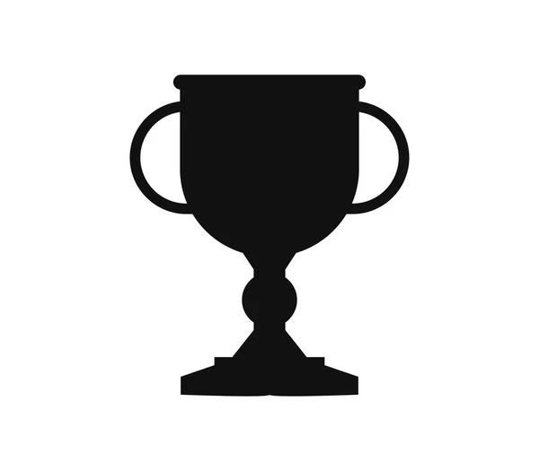 Icono Trofeo Sobre Fondo Blanco — Vector de stock