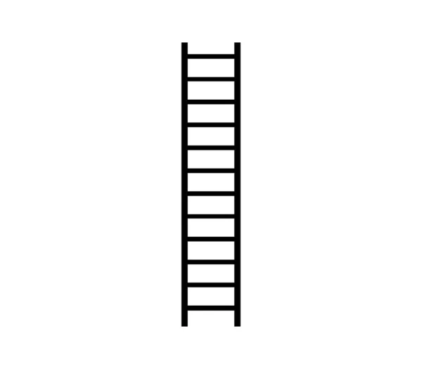 Ladder Icon Illustrated Vector White Background — Stock Vector