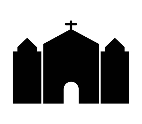 Церковна Ікона Ілюстрована Векторі Білому Тлі — стоковий вектор