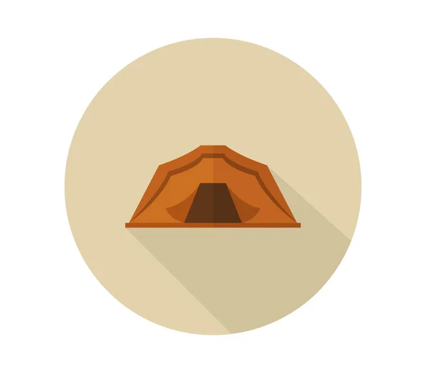 白色背景上的帐篷图标 — 图库矢量图片