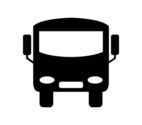 Иконка Городского Автобуса Изображенная Вектором Белом Фоне — стоковый вектор