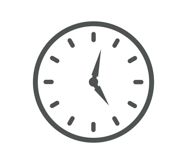 白色背景上的时钟图标 — 图库矢量图片